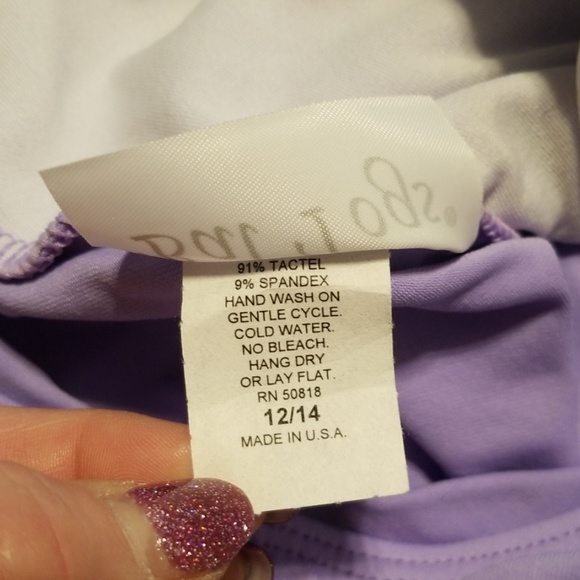Bal Togs lavender dance leotard YL L225:4:619 - Picture 4 of 5